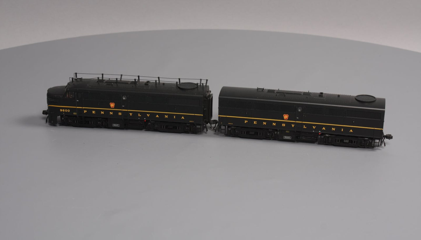 MTH 80-2092-1 HO Pennsylvania Alco FA-1 A/B Diesel Locomotive Set w/PS 3.0