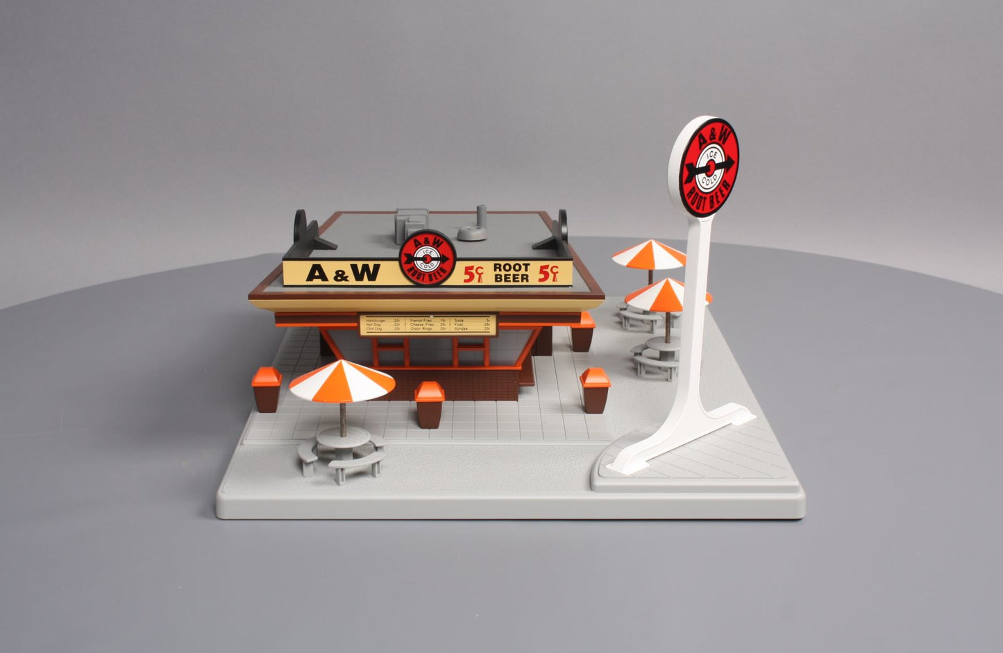MTH 30-9068 A&W Rootbeer Restaurant Stand