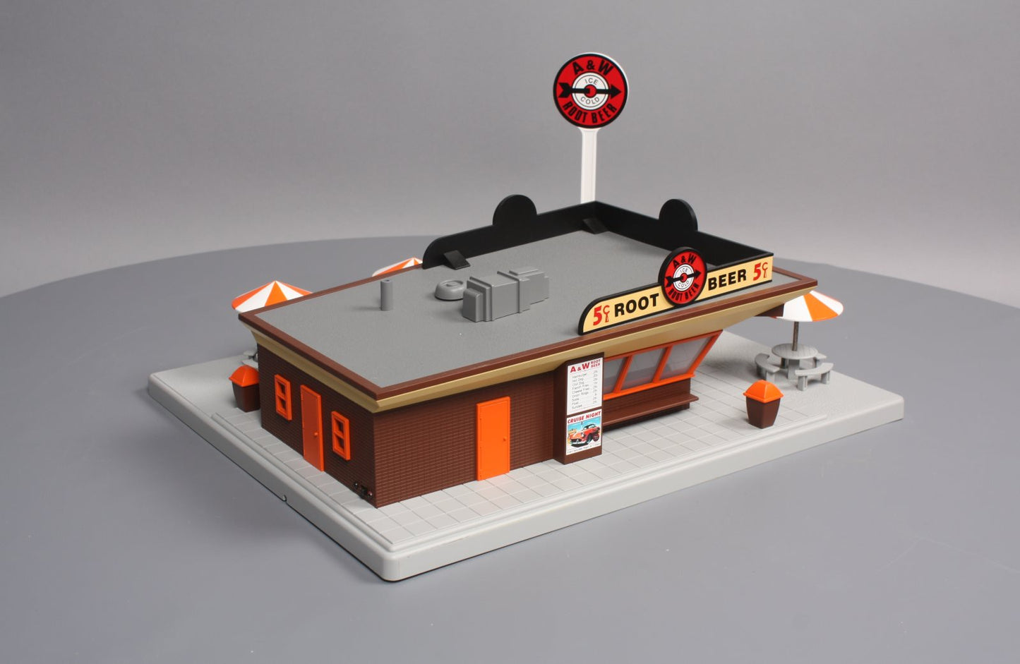 MTH 30-9068 A&W Rootbeer Restaurant Stand