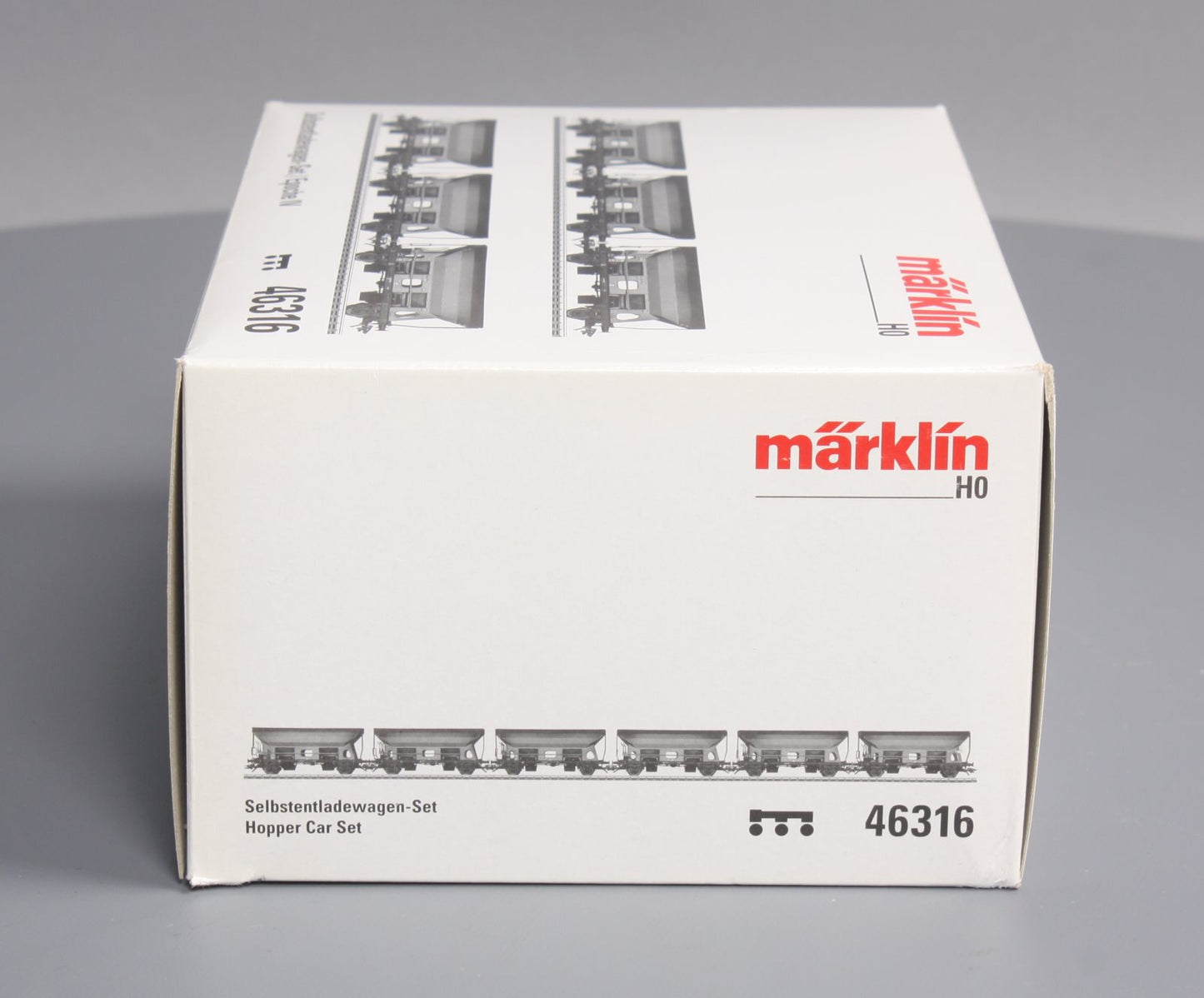 Marklin 46316 HO German Federal Railroad DB Type Ed 090 Dump Car 6-Pack Set