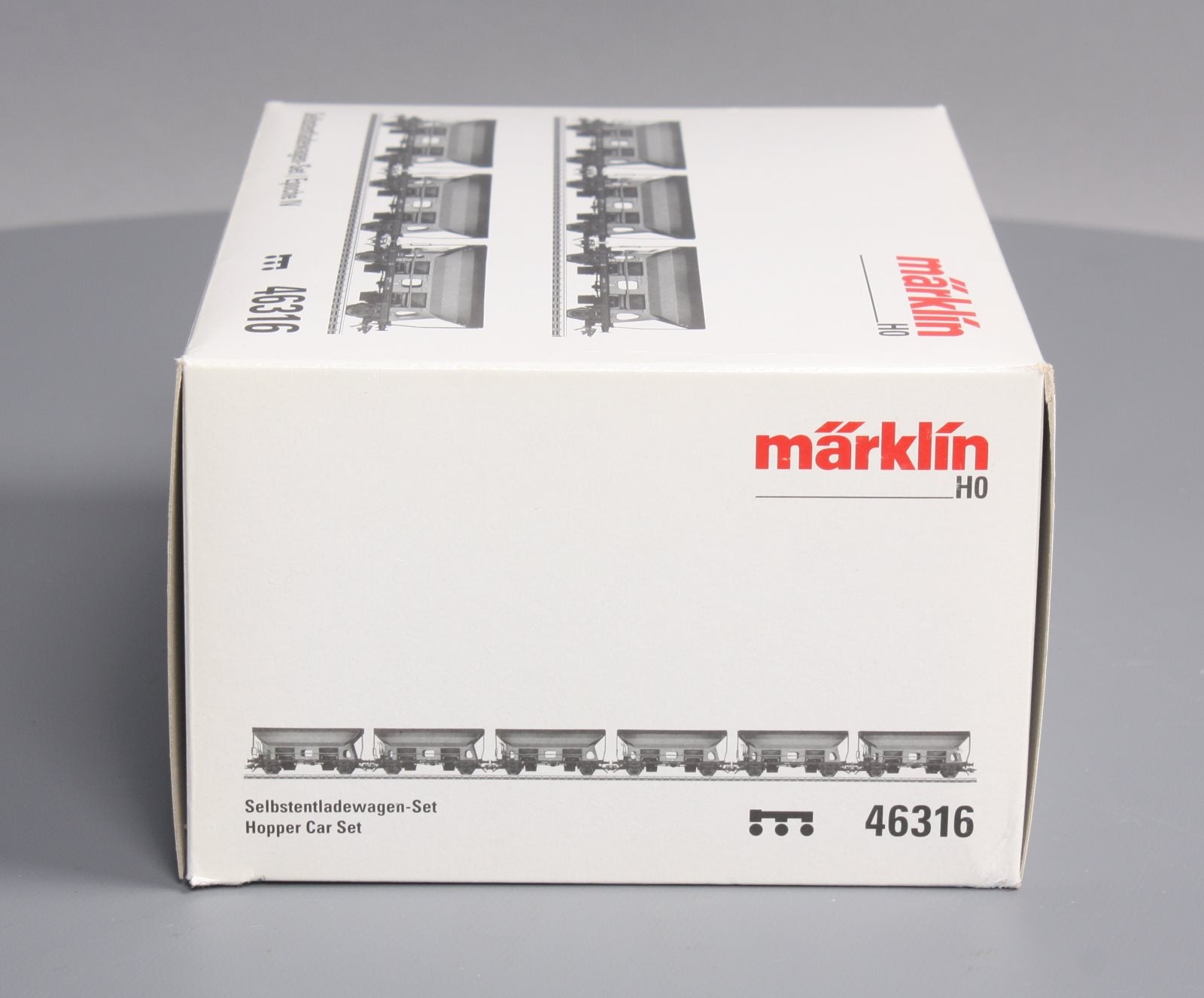 Marklin 46316 HO German Federal Railroad DB Type Ed 090 Dump Car 6-Pack Set