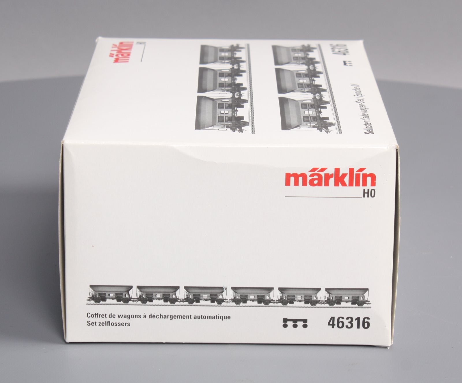 Marklin 46316 HO German Federal Railroad DB Type Ed 090 Dump Car 6-Pack Set