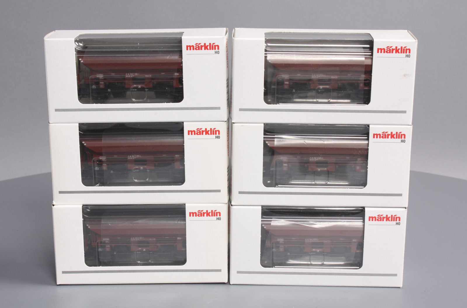 Marklin 46316 HO German Federal Railroad DB Type Ed 090 Dump Car 6-Pack Set