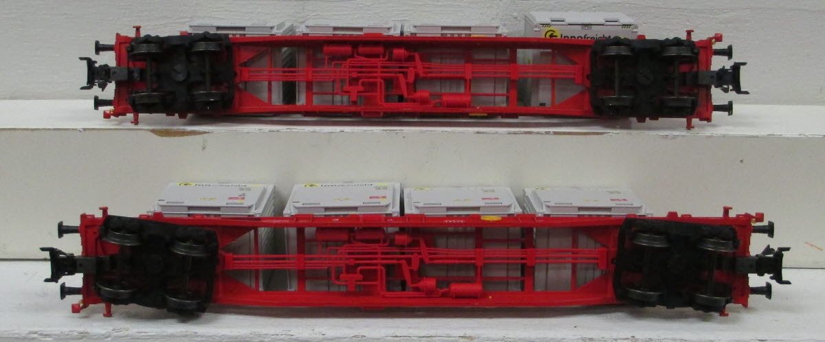 Marklin 47076 HO Exclusive Type Sgns Flatcar 2-Pack - 3-Rail - Ready to Run
