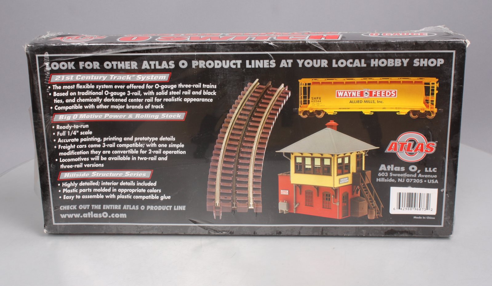 Atlas 96073 O O72 Solid Steel Right Hand Remote Switch Turnout