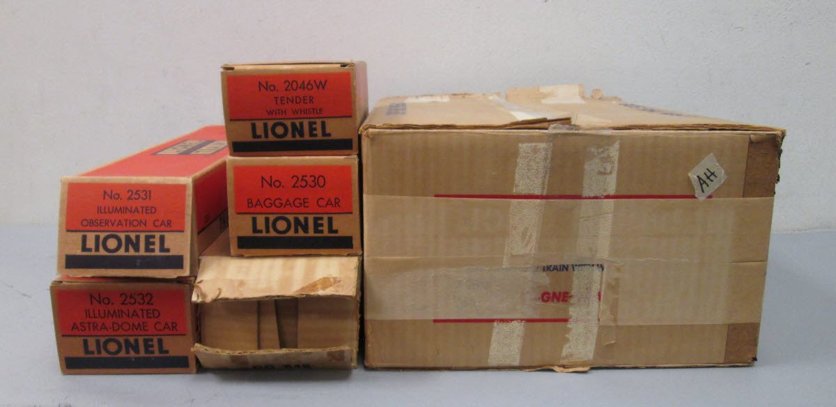 Lionel 2222WS Vintage O 646 Pullman Set w/2046W,2530,2532,2531