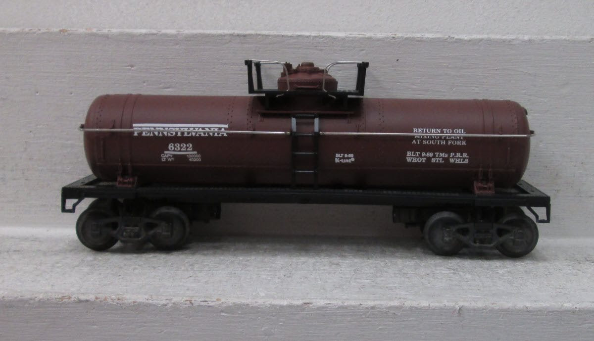 K-Line K-6322 O Gauge Pennsylvania Tank Car