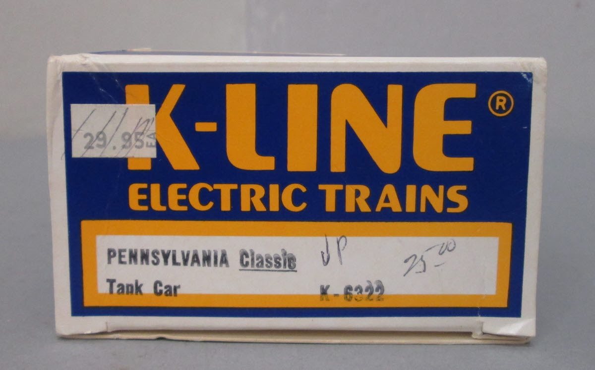 K-Line K-6322 O Gauge Pennsylvania Tank Car