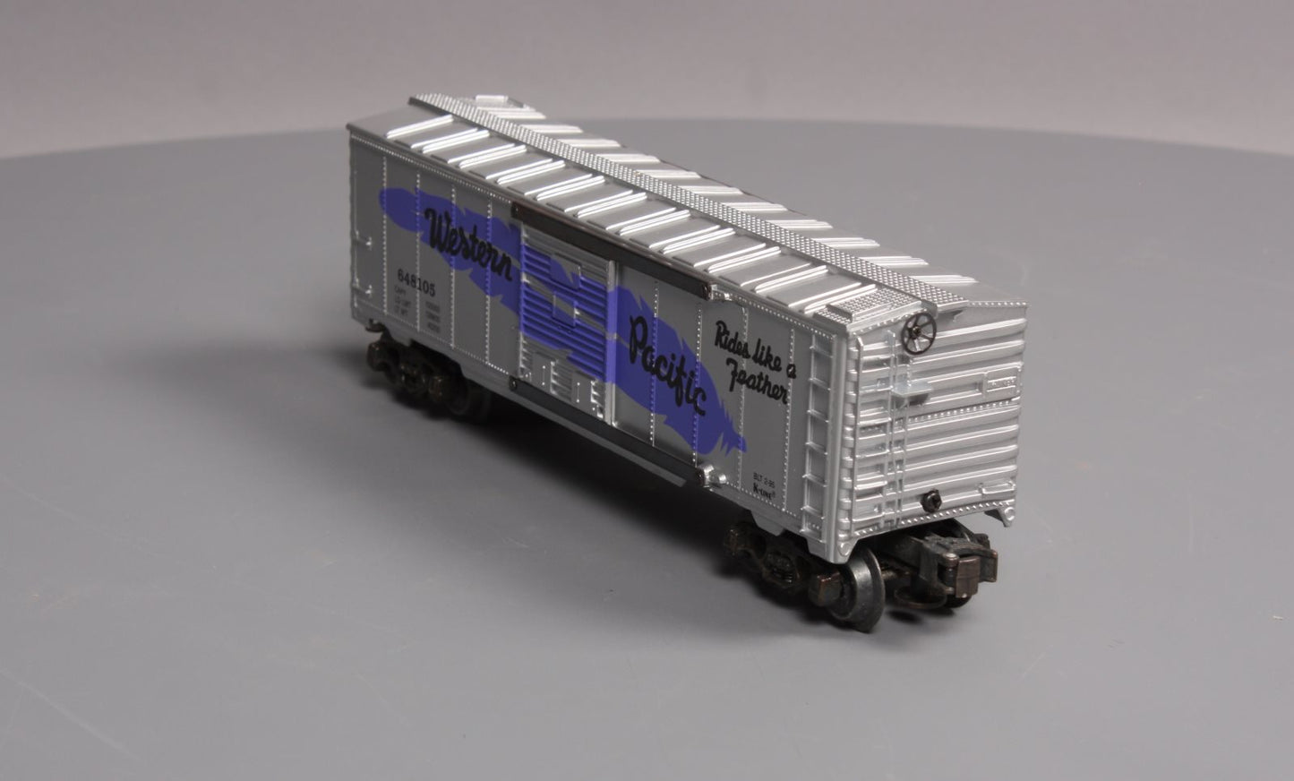 K-Line K-648105 O Gauge Western Pacific Purple Feather Boxcar