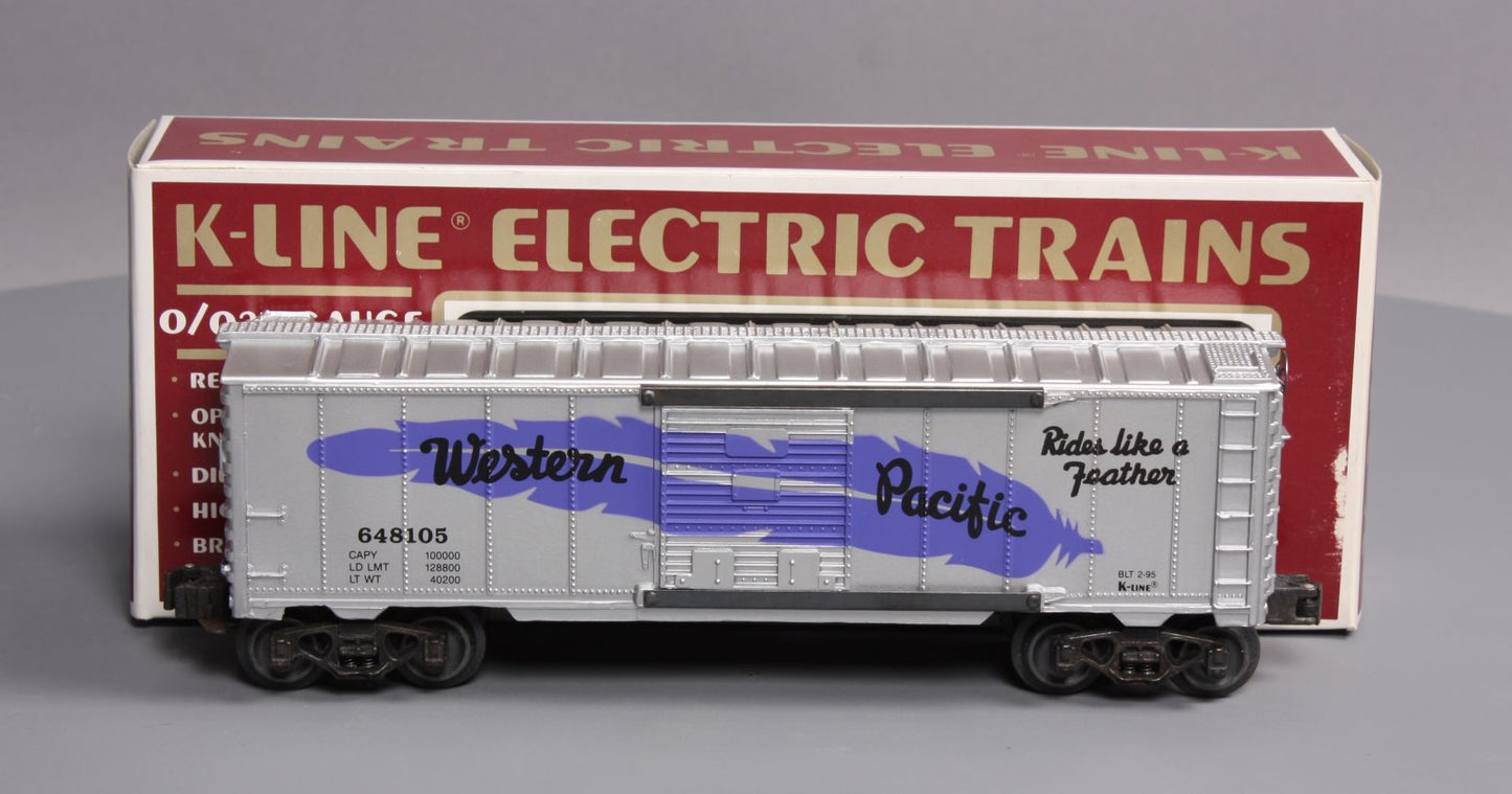 K-Line K-648105 O Gauge Western Pacific Purple Feather Boxcar