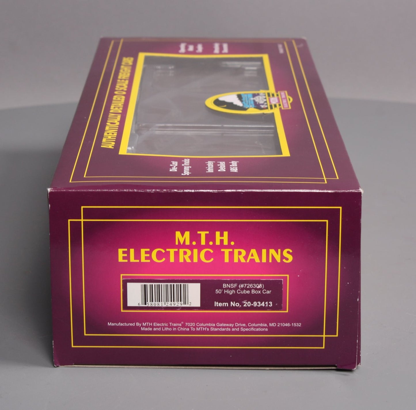 MTH 20-93413 BNSF 50’ High Cube Box Car