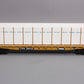 MTH 20-98662 TTX Flat Car w/Bulkheads w/Covered Wood Load V2