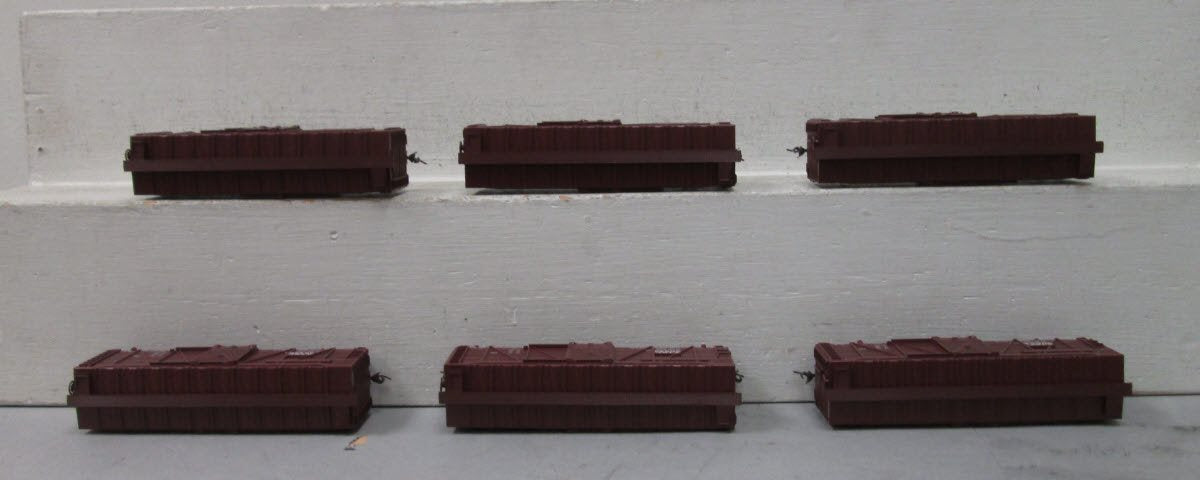 Athearn 73221 HO Scale Santa Fe 40' Stock Cars (Set of 6)