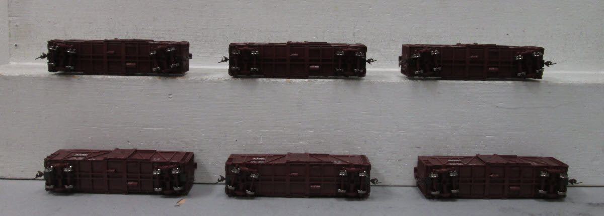 Athearn 73221 HO Scale Santa Fe 40' Stock Cars (Set of 6)