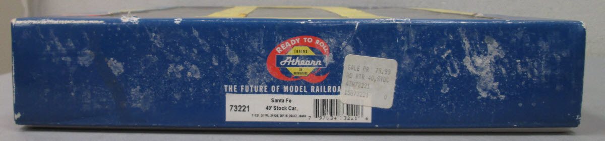 Athearn 73221 HO Scale Santa Fe 40' Stock Cars (Set of 6)