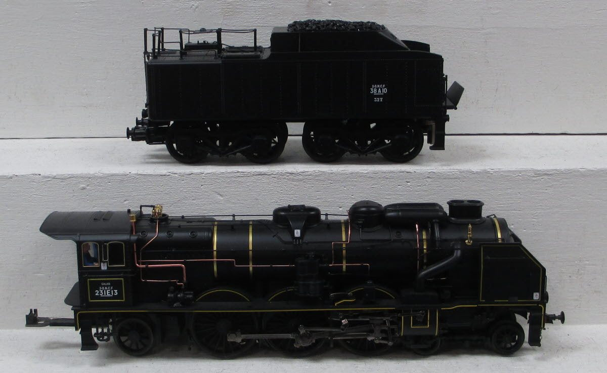 MTH 20-3343-1 SNCF Chapelon 2-3-1 Pacific Steam w/PS2 (Hi-Rail Wheels) #231E13