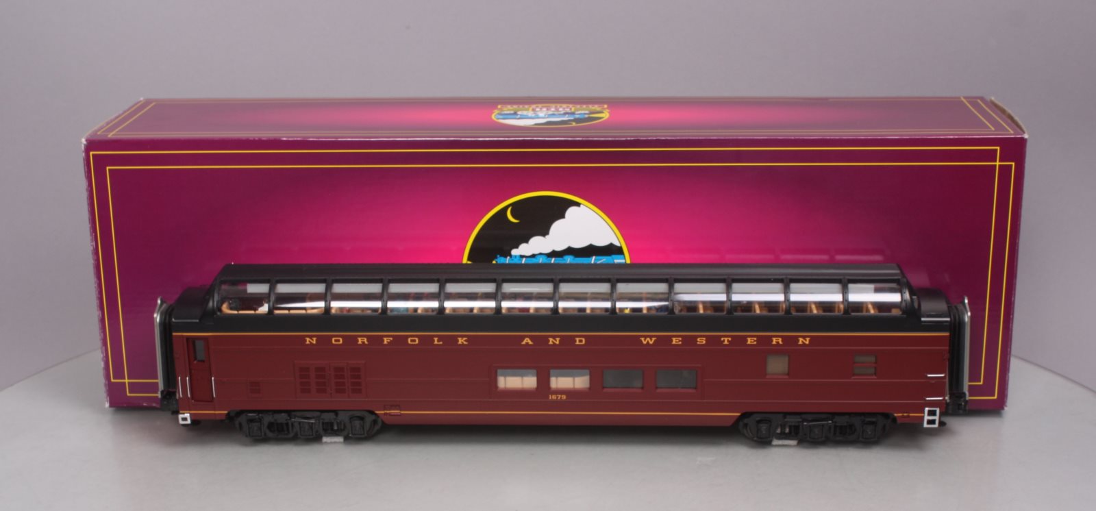 MTH 20-67260 Norfolk & Western 70' Smooth Full Vista Dome