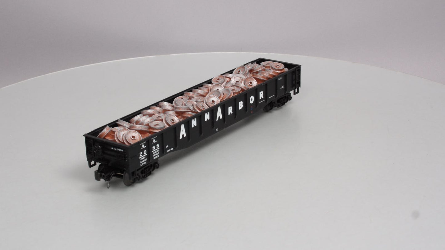 MTH 20-98076 Ann Arbor Gondola Car w/Wheel Scrap Load