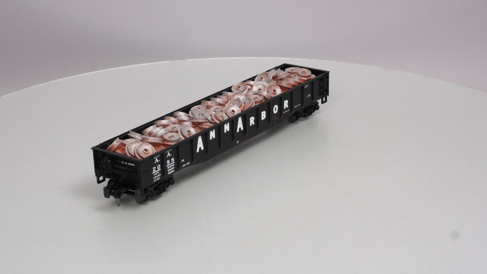 MTH 20-98076 Ann Arbor Gondola Car w/Wheel Scrap Load