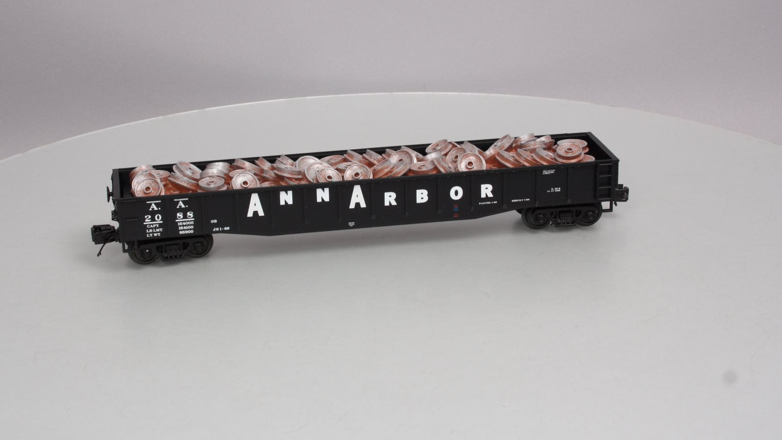MTH 20-98076 Ann Arbor Gondola Car w/Wheel Scrap Load
