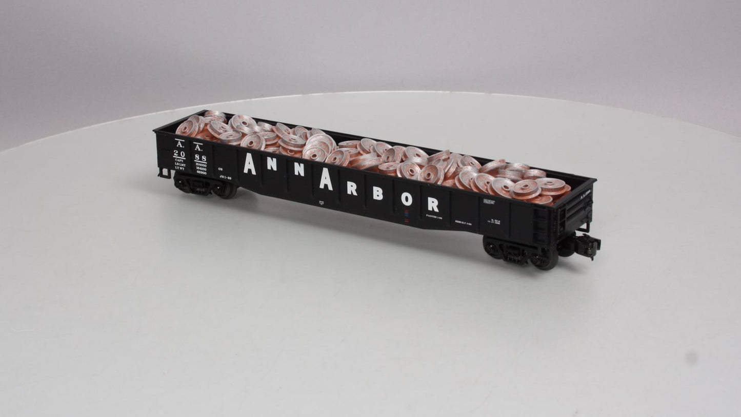 MTH 20-98076 Ann Arbor Gondola Car w/Wheel Scrap Load