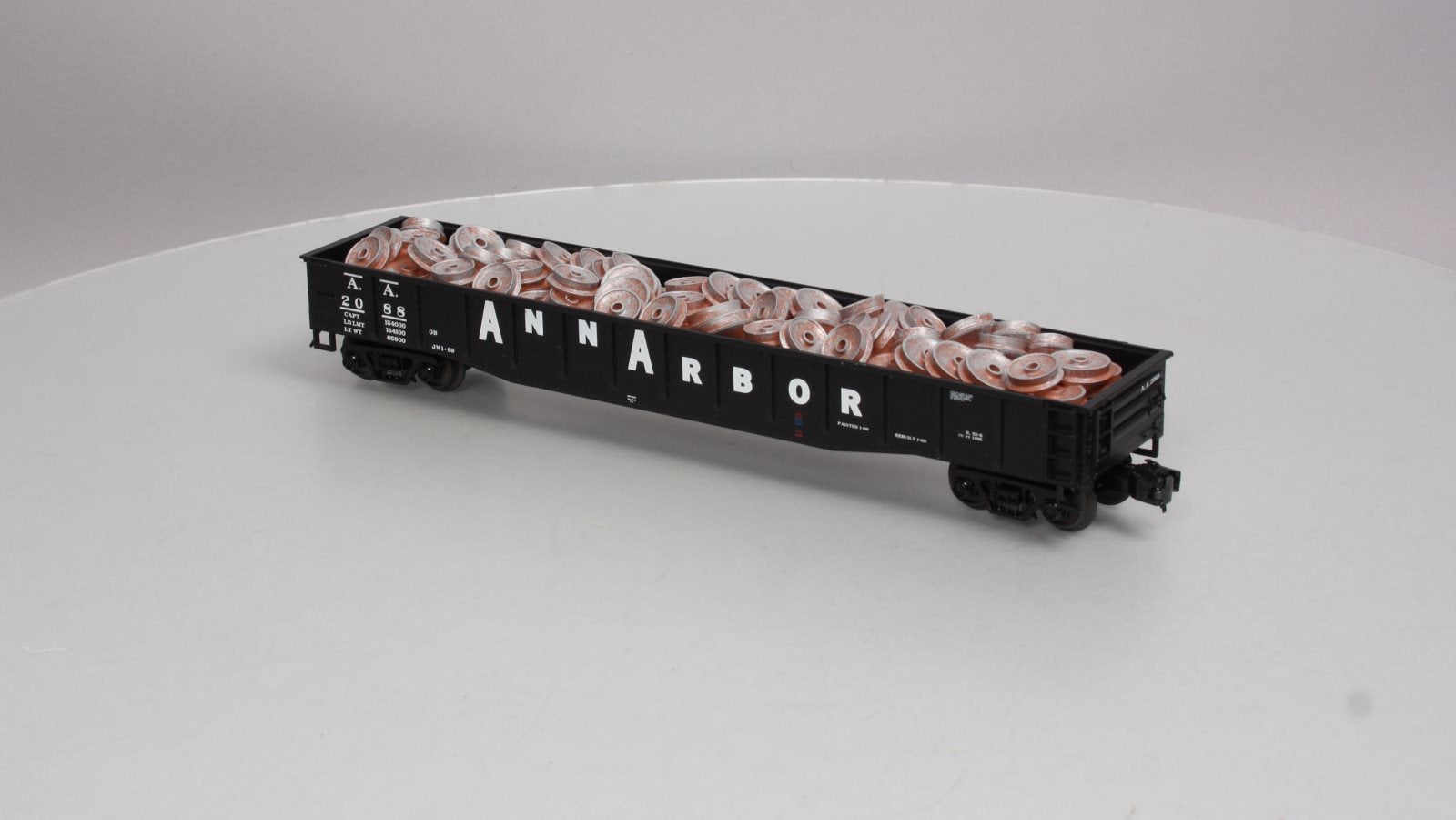 MTH 20-98076 Ann Arbor Gondola Car w/Wheel Scrap Load