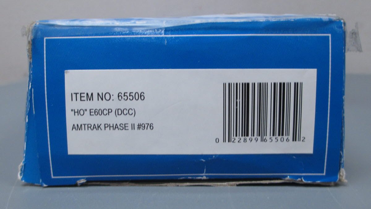 Bachmann 65506 HO Amtrak E60CP Phase II Diesel Locomotive #976 w/DCC