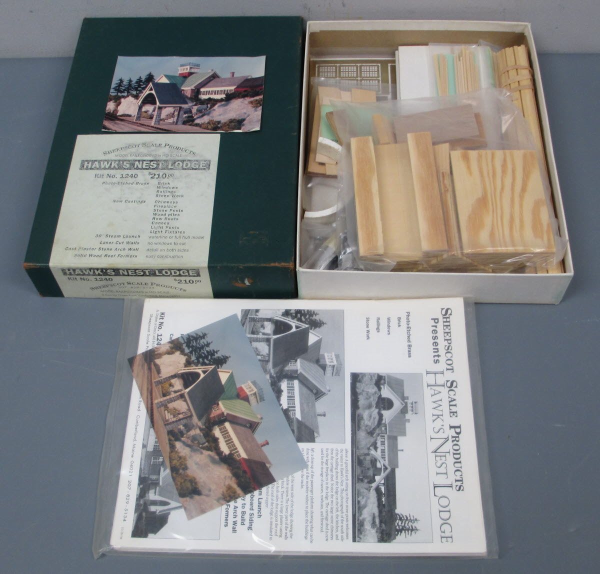 Sheepscot Scale Products 1240 HO Scale Hawk's Nest Lodge Kit