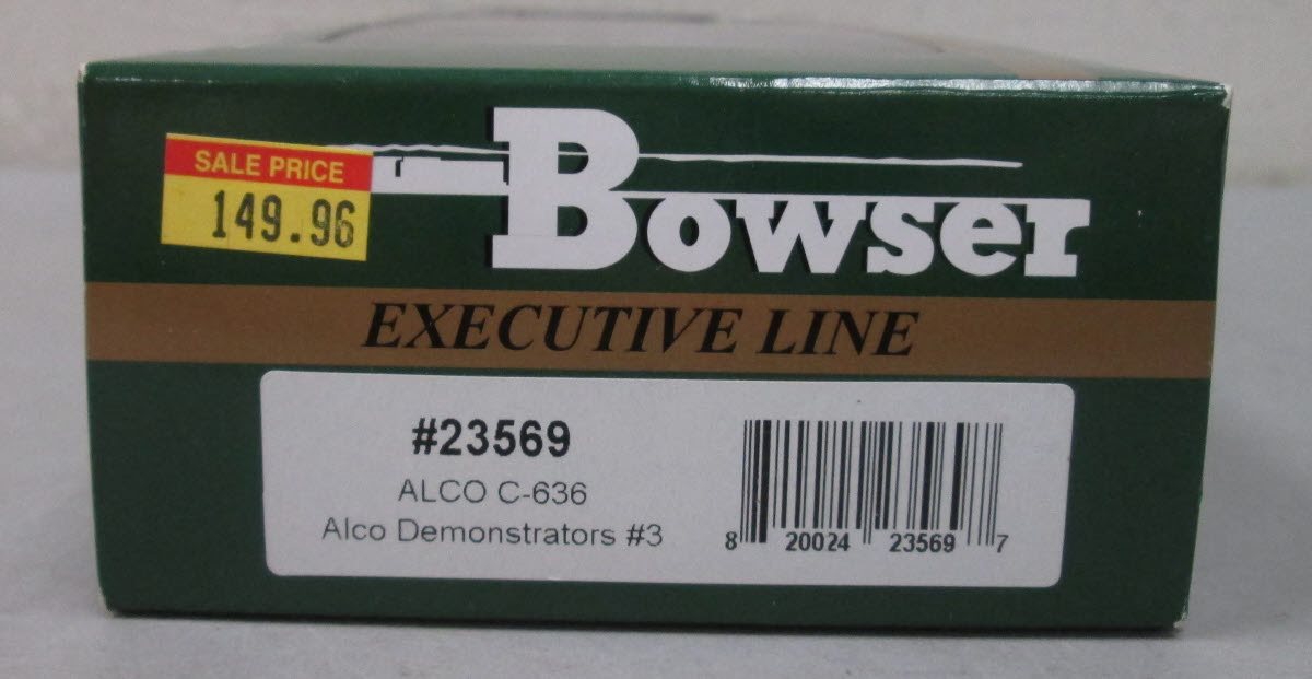 Bowser 23569 HO Demonstrator Alco C-636 Powered Diesel Locomotive #636-3