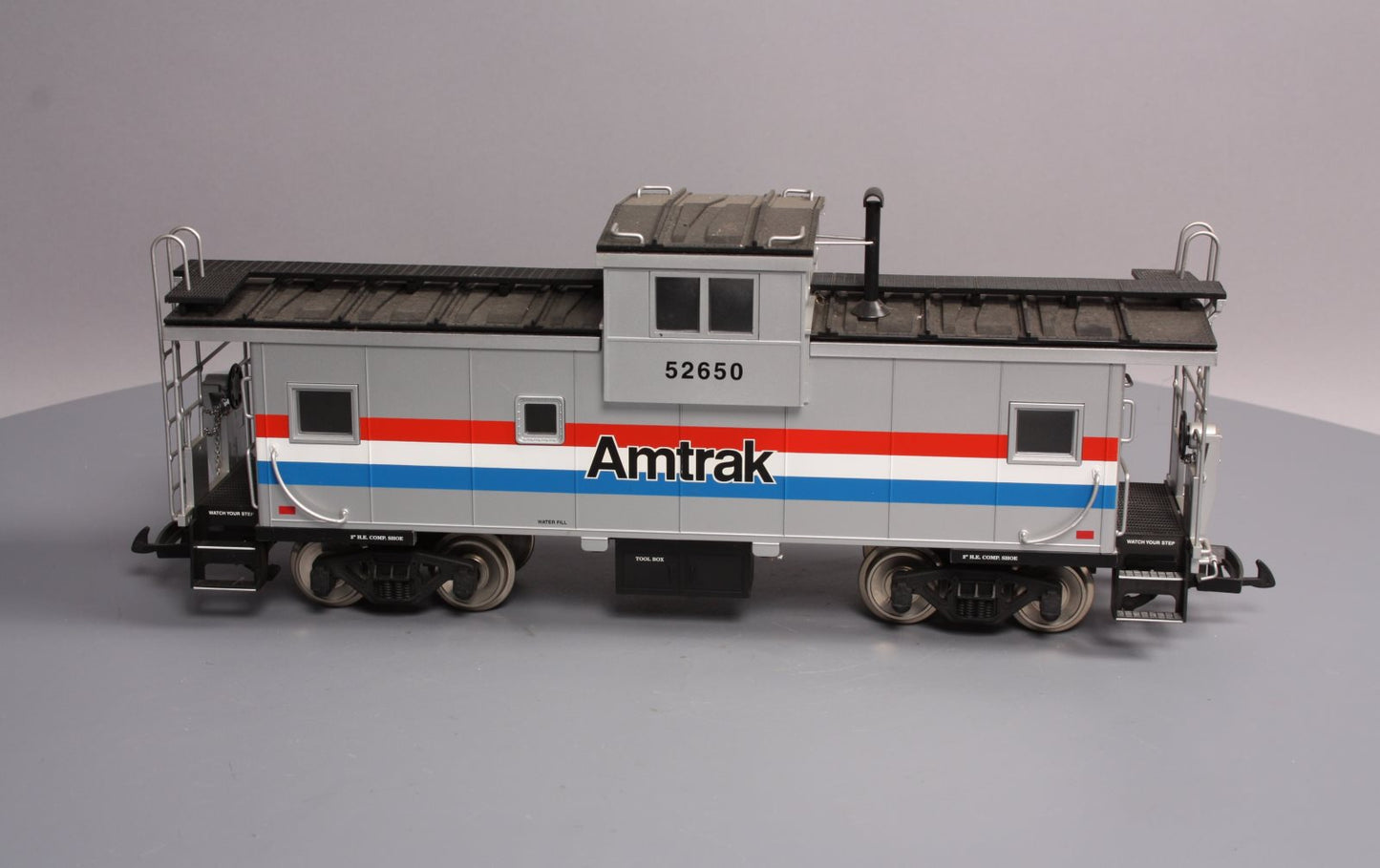 USA Trains 12113 Amtrak Extended Vision Caboose #52650 - Metal Wheels