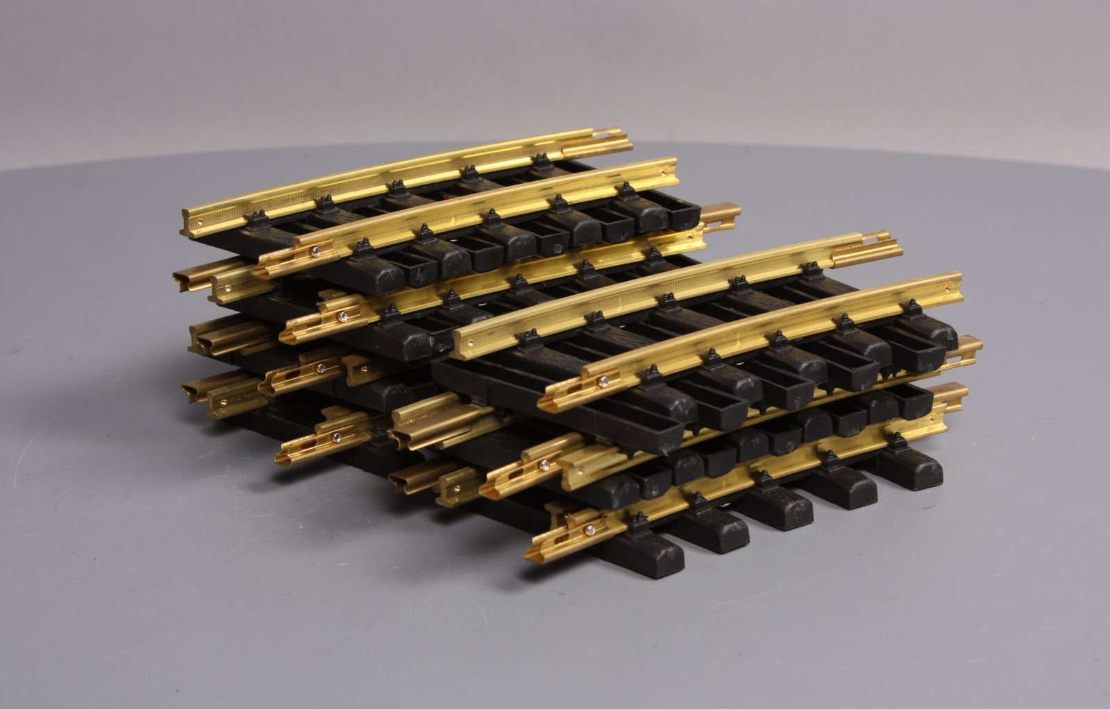 Aristo-Craft 11101 Euro Brass 4 Ft Diameter 1/2 Curved Track Sections (12)
