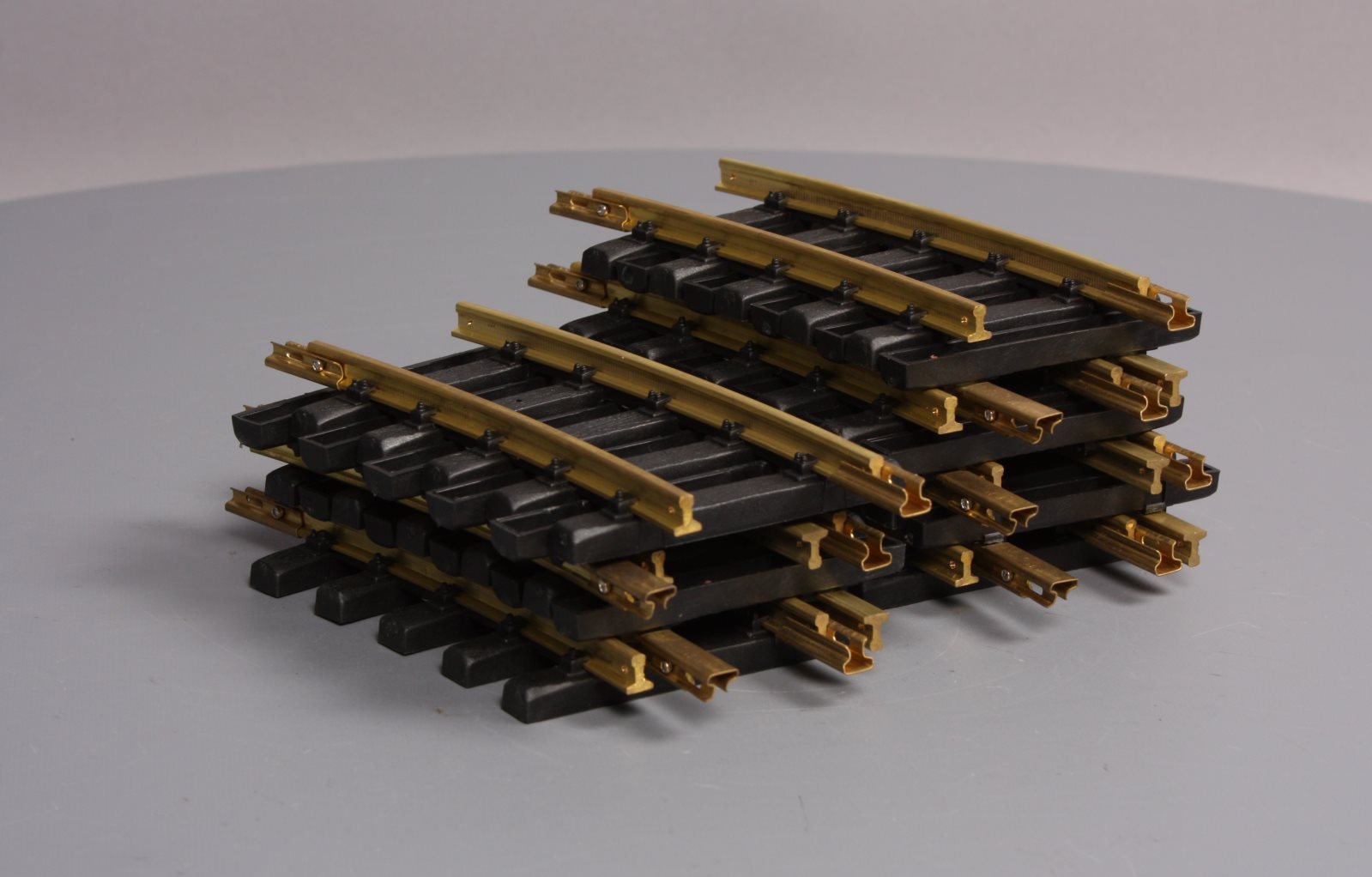 Aristo-Craft 11101 Euro Brass 4 Ft Diameter 1/2 Curved Track Sections (12) NIB
