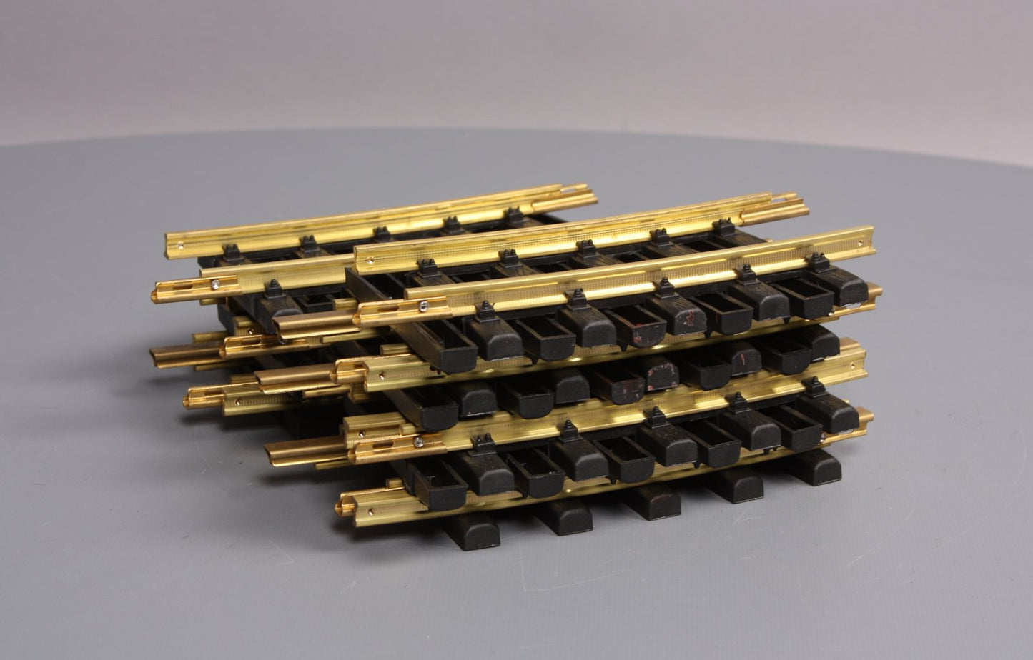 Aristo-Craft 11101 Euro Brass 4 Ft Diameter 1/2 Curved Track Sections (12) NIB