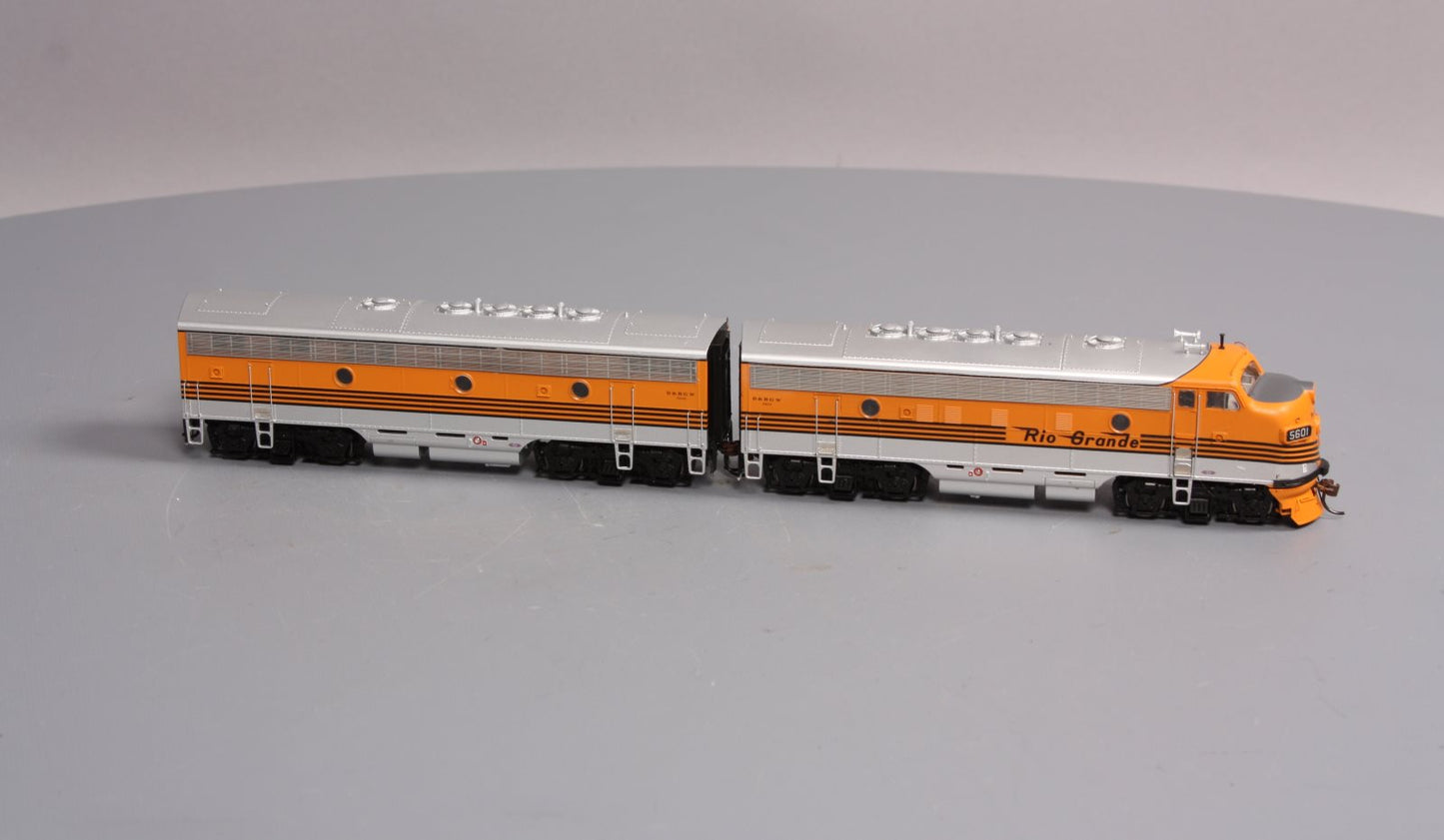 Athearn G22566 HO Scale D&RGW EMD F7A/B #5601, #5602 Diesel Locomotives