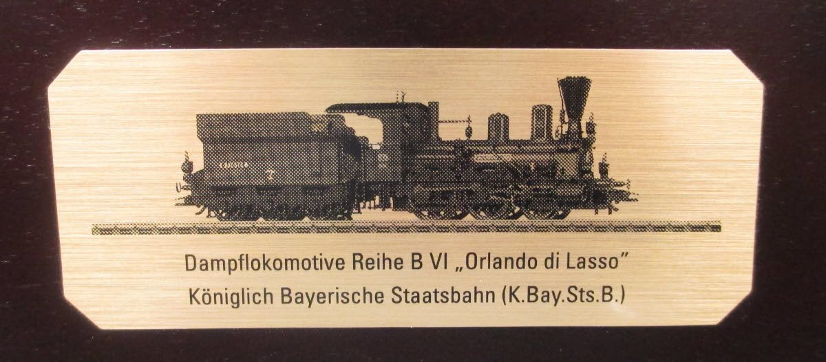 Marklin 37975 HO Scale K.Bay.Sts.B. Steam Loco & Tender w/ DCC & Sound