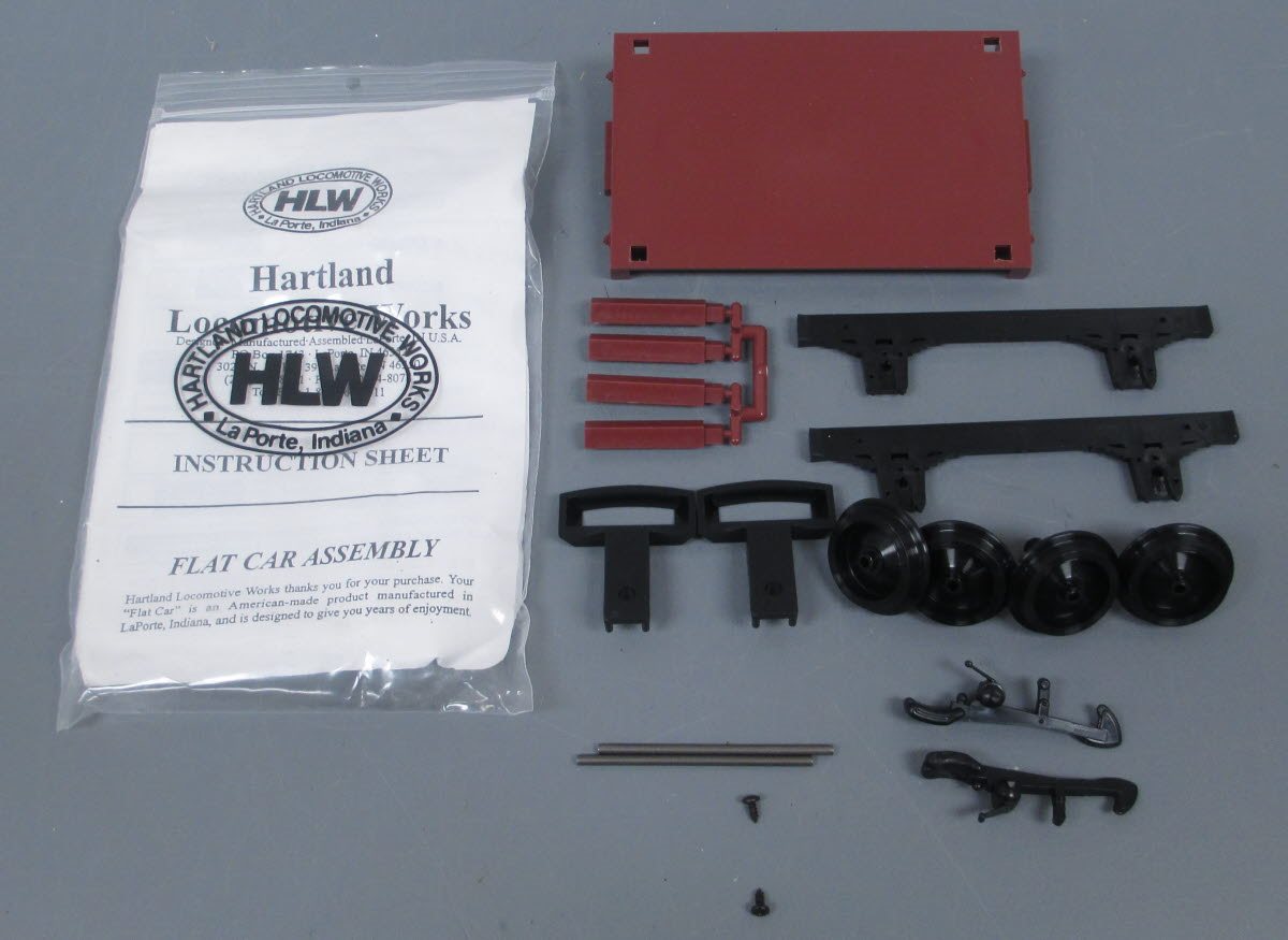 Hartland Flat Car Assembly Kit - Unbuilt