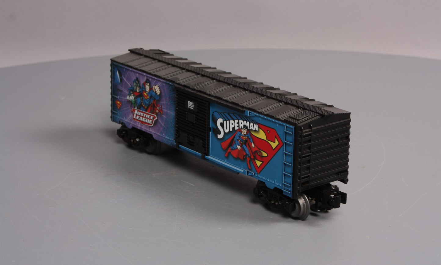 Lionel 6-82681 O Gauge DC Comics Justice League Superman Boxcar