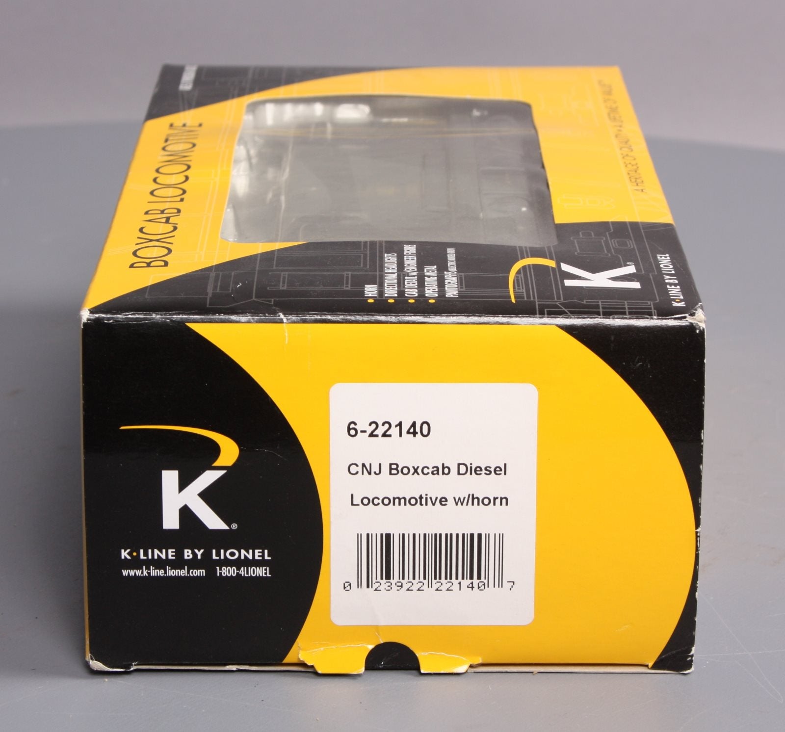 Lionel 6-22140 CNJ Boxcab Diesel Locomotive w/Horn #1000 – Trainz