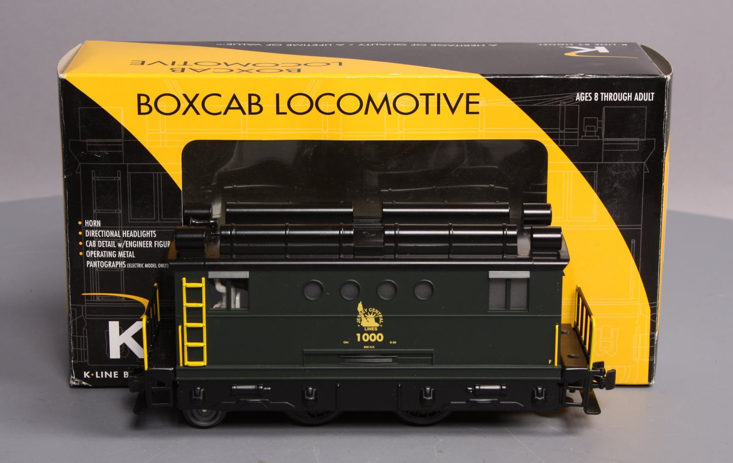 Lionel 6-22140 CNJ Boxcab Diesel Locomotive w/Horn #1000
