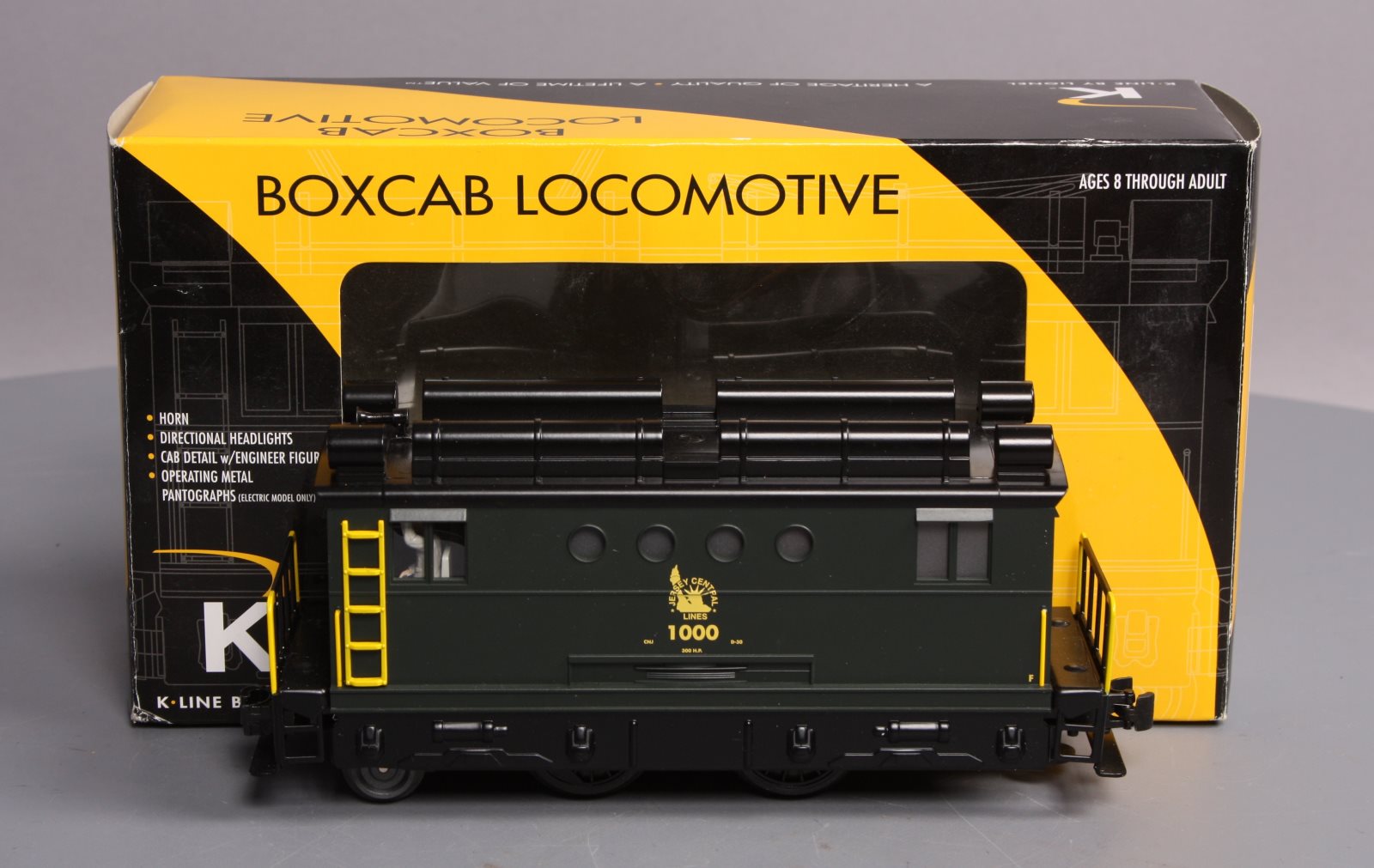 Lionel 6-22140 CNJ Boxcab Diesel Locomotive w/Horn #1000