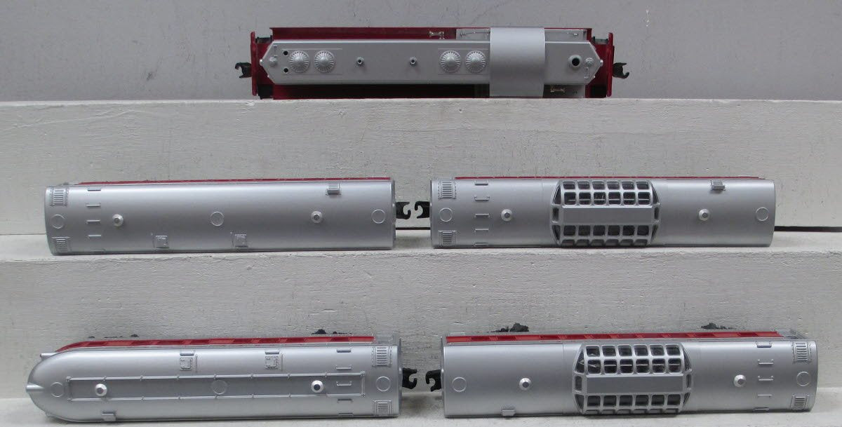 Lionel 6-31775 O Gauge Burlington GP-7 Diesel Passenger Train Set #1562W