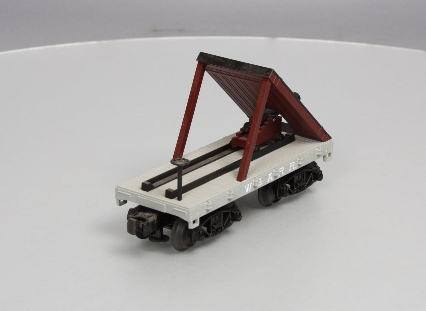 MTH 30-76439 19th Century W.A.R.R. Flat Car with Cannon