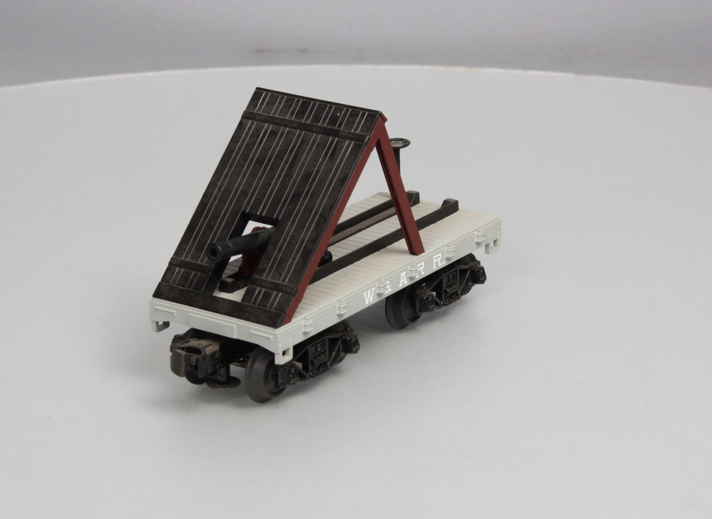 MTH 30-76439 19th Century W.A.R.R. Flat Car with Cannon