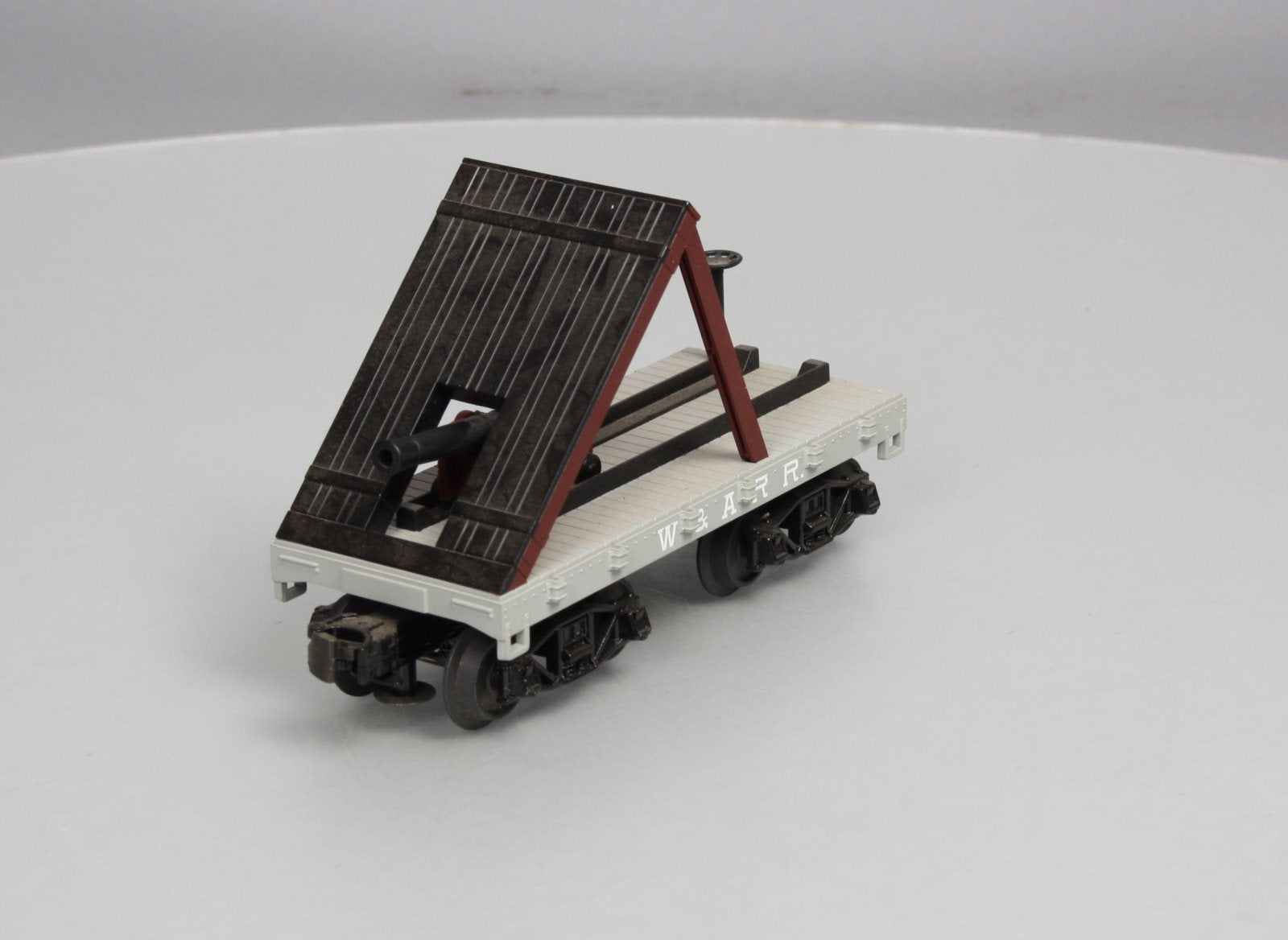 MTH 30-76439 19th Century W.A.R.R. Flat Car with Cannon