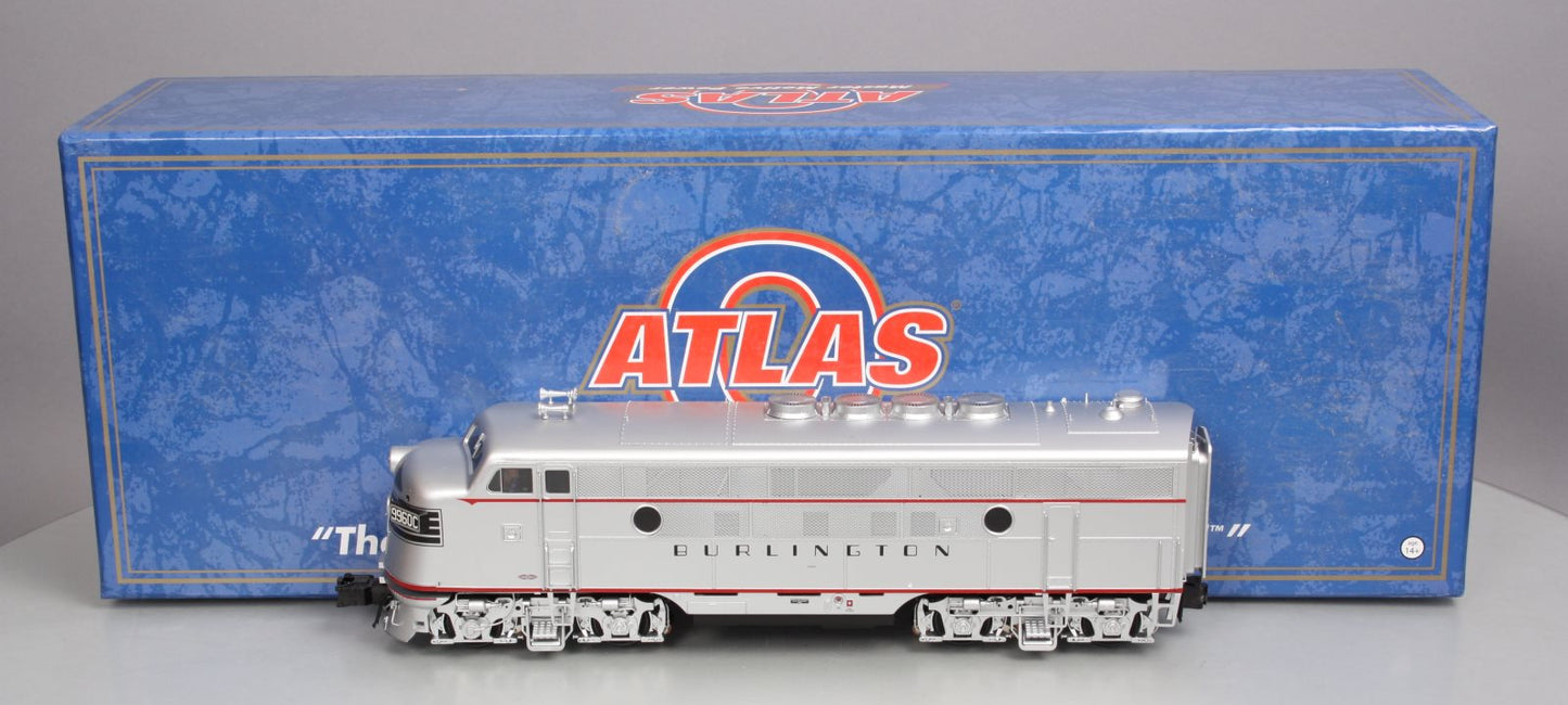 Atlas 1690-1 O CB&Q F3A Phase II Non-Powered Diesel Locomotive #9960C - 3Rail