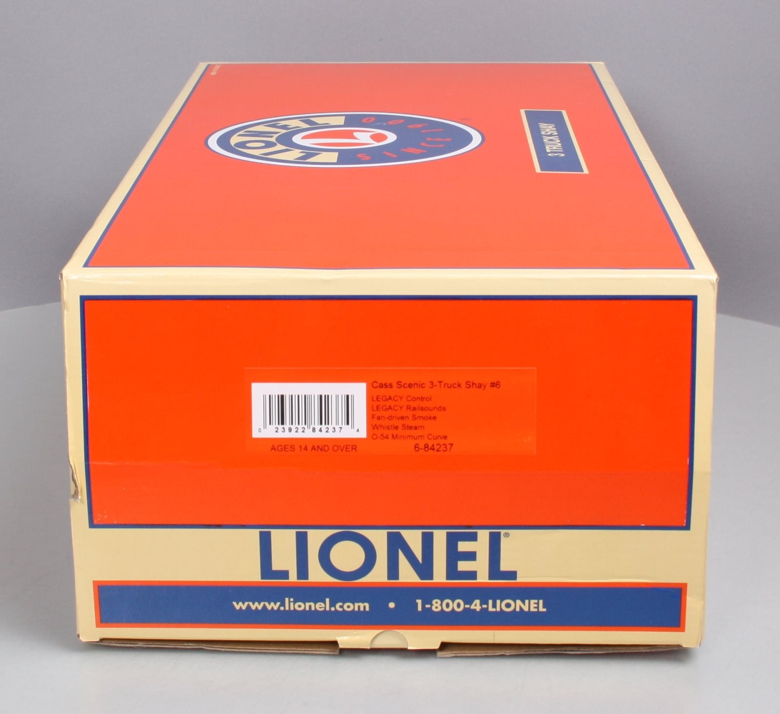 Lionel 6-84237 O Cass Scenic 3-Truck Shay Steam Locomotive #6