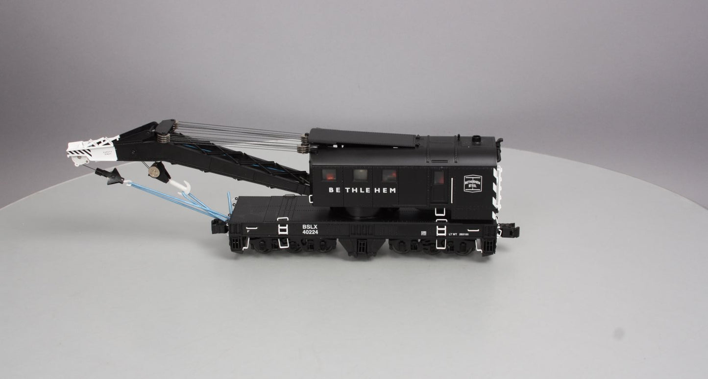 Lionel 6-81884 O LEGACY Bethlehem Steel Command Control Scale Crane Car