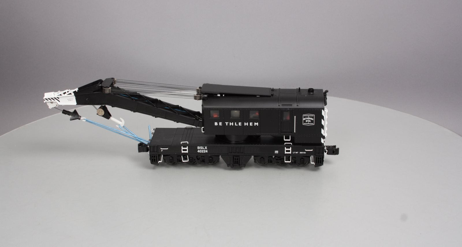 Lionel 6-81884 O LEGACY Bethlehem Steel Command Control Scale Crane Car