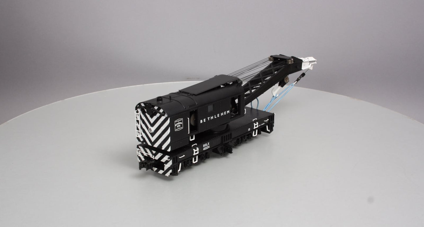 Lionel 6-81884 O LEGACY Bethlehem Steel Command Control Scale Crane Car