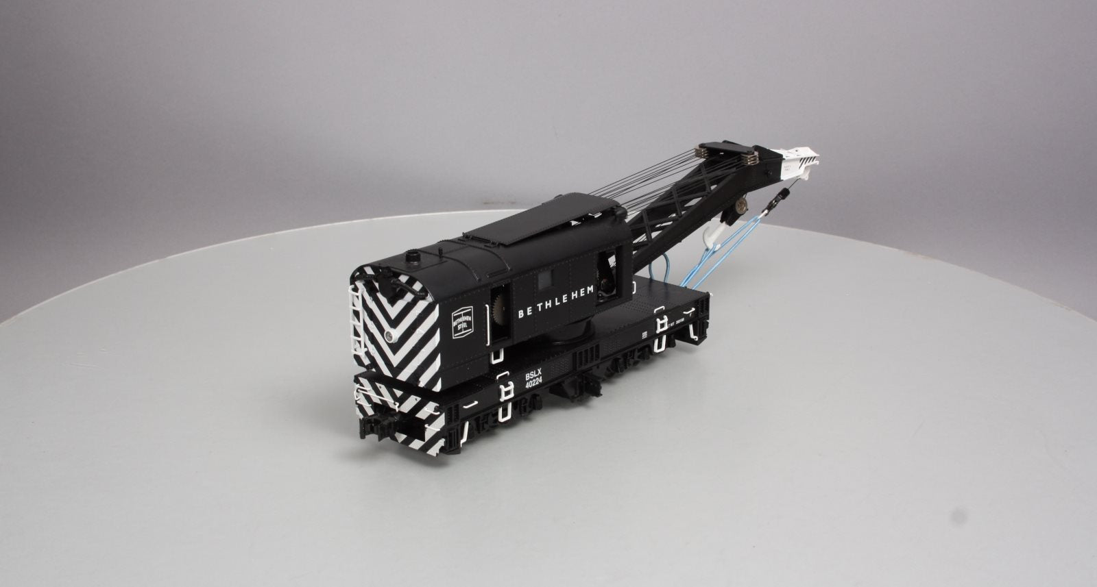 Lionel 6-81884 O LEGACY Bethlehem Steel Command Control Scale Crane Car